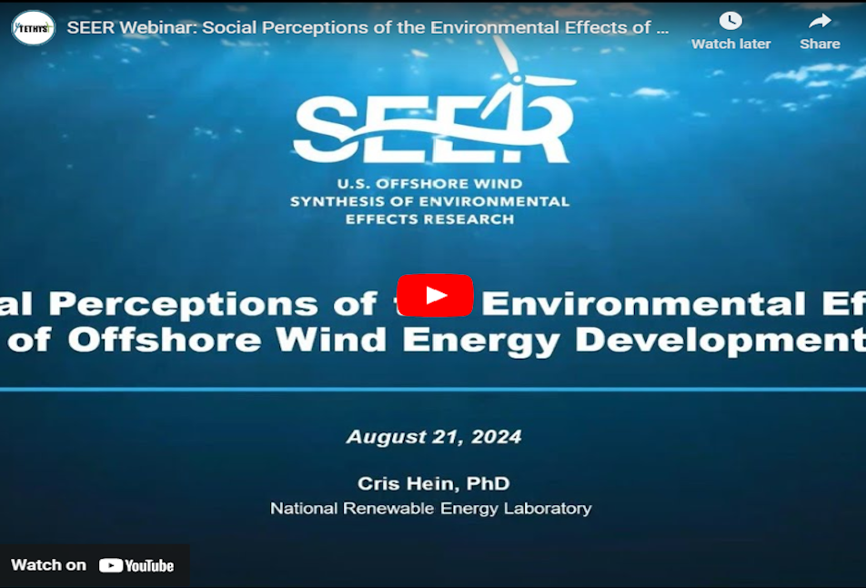 Environmental Webinar Recordings on Tethys