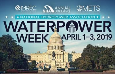 2019 Waterpower Week Logo