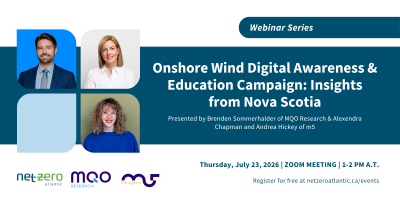 A flyer featuring details on the webinar.