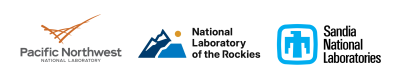 PNNL NLR Sandia Logos