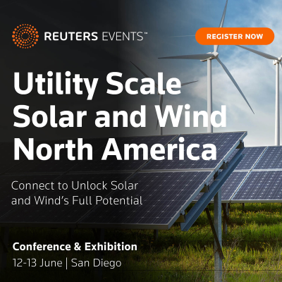 Utility Scale Solar & Wind North America 2023 Logo