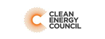 This image displays the words Clean Energy Council