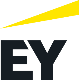 The image displays the letters EY