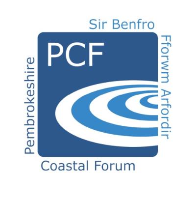 This image displays the letters PCF