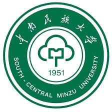 Circle with South-Central Minzu University written and a logo and 1951 in the middle