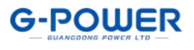 "G-POWER" in dark blue with "GUANGDONG POWER LTD" underneath